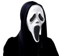 NTGFU Masque Scream - Masque Ghostface d'Horreur pour Halloween, Cosplay et Jeux de Rôle