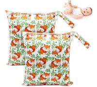 NTGRTY 2 Pcs Sacs à Couches Lavables, Étanches avec Bonne Résistance à l'Eau pour Bébé, Piscine, Garderie, Plage (Fig. Personne Sournoise et Perfide)