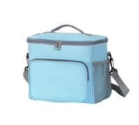 NTHFECG Sac à bento réutilisable en aluminium thermique pour aliments avec tissu Oxford épaissi, portable avec poignée de transport pour les employés de bureau et les étudiants apportent leur propre