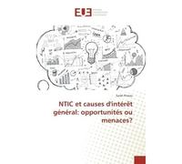 NTIC et causes d'interet general: opportunites ou menaces? - Sarah Pineau - Universitaires Europeennes - broché - Essai