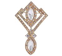 NTIYOU Broche Broche Vintage Pendentif en Cristal for Femmes, Robe de mariée, vêtements, Accessoires décoratifs, Broche for Femmes Femme