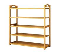 NTIYOU Étagères à Chaussures Étagère à Chaussures à 5 Niveaux, Organisateur de Rangement de Chaussures, étagère de Rangement for Salon, Chambre à Coucher, Couloir Porte d'entrée(60 * 25 * 90cm)