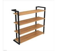 NTIYOU Étagères à Chaussures Étagère à Chaussures multifonctionnelle à 3 Niveaux, étagère à Chaussures autoportante, Organisateur de Rangement for l'entrée Porte d'entrée