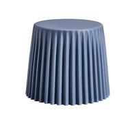 NTIYOU Tabouret Ottoman Rond en Plastique PP, Repose-Pieds, Barre for Enfants et Adultes, boîte à Jouets étanche de qualité supérieure, Chaussures de Changement (Gris) Salon