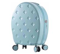 NTIYOU Valise Bagage à Main valises de Grande capacité avec Tige de réglage de Roue Universelle valises d'embarquement sécurité TSA Serrure à Combinaison Équipement de Voyage(Blue,18 inches)
