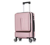 NTIYOU Valise Bagages à Main valises à roulettes Avant de Commencer à concevoir des Bagages de Grande capacité valises for Hommes et Femmes Équipement de Voyage(Rose Gold,24inch)