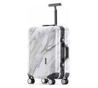 NTIYOU Valise Valises à roulettes Bagage à Main Valise à roulettes réglable de Grande capacité résistant aux Chutes Serrure à Combinaison douanière TSA Équipement de Voyage(White,61 * 40 * 24 CM)