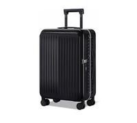 NTIYOU Valise Valises à roulettes Grande capacité, Bagage à Main, Poche latérale détachable, Design, Serrure à Combinaison TSA Équipement de Voyage(Black,20 inches)
