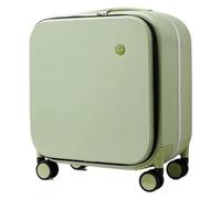 NTIYOU Valise Valises d'embarquement à Bagages for Voyage d'affaires, Bagages Portables, valises à Levier réglable avec roulettes Équipement de Voyage(Green,20inch)