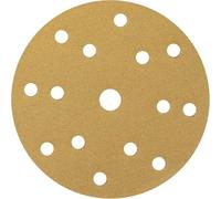 NTools HMF 7 Disque abrasif 150mm avec 15 Trous, Grain 120 | Disque poncage 150mm pour ponceuses excentriques avec ⌀ de plateau de ponçage 150 mm | Grain 120 | 100 pièces