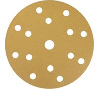 NTools HMF 7 Disque abrasif 150mm avec 15 Trous, Grain 150 | Disque poncage 150mm pour ponceuses excentriques avec ⌀ de plateau de ponçage 150 mm | Oxyde d'aluminium | 100 pièces