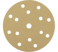 NTools HMF 7 Disque abrasif 150mm avec 15 Trous, Grain 320 | Disque poncage 150mm pour ponceuses excentriques avec ⌀ de plateau de ponçage 150 mm | Grain 320 | 100 pièces