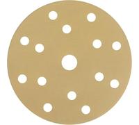 NTools HMF 7 Disque abrasif 150mm avec 15 Trous, Grain 400 | Disque poncage 150mm pour ponceuses excentriques avec ⌀ de plateau de ponçage 150 mm | Grain 400 | 100 pièces