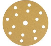 NTools HMF 7 Disque abrasif 150mm avec 15 Trous, Grain 80 | Disque poncage 150mm pour ponceuses excentriques avec ⌀ de plateau de ponçage 150 mm | Grain 80 | 50 pièces