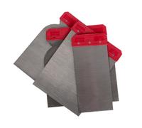 NTools SMS Set - Lot de 4 spatules japonaise acier | l'outil ideal comme couteau a enduire | Parfait pour mastic carroserie, lissage, grattoire, bricolage | 4 tailles pour différents travaux