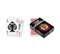 Dal Negro cartes à jouer Poker carton rouge Rouge