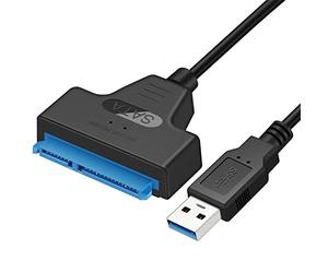 NTQinParts Câble adaptateur USB 3.0 vers disque dur SATA III 2,5" / convertisseur UASP pour Western Digital 250 Go/500 Go/1 To/2 To/4 To WD Blue SA510 SATA Disque SSD interne