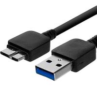NTQinParts Câble de charge et de synchronisation de données USB 3.0 de rechange pour disque dur externe portable LaCie Rugged Mini