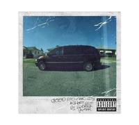NTRECS Kendrick Lamar Poster Good Kid Maad City Tracklist - Poster sur toile - Décoration murale pour salon, chambre à coucher - Style sans cadre - 30 x 30 cm