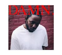 NTRECS Kendrick Lamar Poster sur toile « Damn Tracklist » - Décoration murale pour salon, chambre à coucher - Style sans cadre - 30 x 30 cm