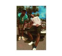 NTRECS Poster sur toile Asap Rocky And Tyler The Creator Musik - Décoration pour chambre à coucher, bureau, chambre - Cadeau - Sans cadre - 20 x 30 cm