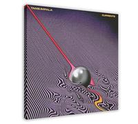 NTRECS Tame Impala Poster Couverture d'album Currents sur toile Décoration murale pour salon, chambre à coucher, style cadre, 30 x 30 cm