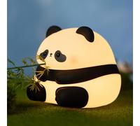 Ntrjtrss Veilleuse Panda Rechargeable avec Contrôle Tactile et Minuterie pour Enfants, Bébé, Femmes - Chambre et Cadeaux