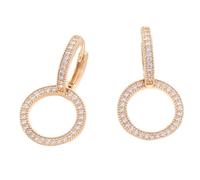 NTRUXZP 1 pare de Pendientes de aro para Mujer, pendientes hipoalergénicos pendientes aro de plata pendientes de para mujeres y niñas Regalos Joyas Fiesta,blanco y con una exquisita