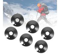 NTRUXZP 6 pièces de Remplacement de la traînée de Neige, Protecteur de Pointe de bâton de Marche, paniers de Boue de Ski de Neige pour bâtons de Marche de randonnée,Panier de bâtons de randonnée