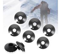 NTRUXZP 8 pièces de Remplacement de la traînée de Neige, Protecteur de Pointe de bâton de Marche, paniers de Boue de Ski de Neige pour bâtons de Marche de randonnée,Panier de bâtons de randonnée