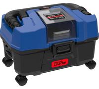 Ntst 18-201-05 Aspirateur Eau Et Poussière Sans Fil (18 V,Bac De Récupération 10 L,4 Roulettes Pivotantes,Suceur Sol Et Plat,Filtre,Batterie 2,0 Ah Et Chargeur)