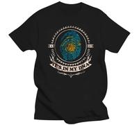 NTUSLFPG Men t Shirt Kazakhstan in My DNA t-Shirt Black M