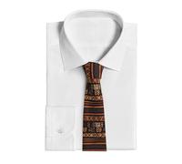NTVOWPZO Cravates pour homme - Cravates formelles pour homme - Cravate africaine en tissu boue, tribal, pour le travail et le mariage, Tissu de boue africain tribal, taille unique