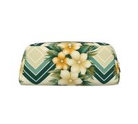 NTVOWPZO Grande trousse à crayons à rayures vertes pour le bureau, petite pochette à fermeture éclair pour crayons, Argent, One Size, Trousse à crayons