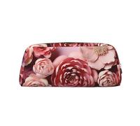 NTVOWPZO Grande trousse à crayons avec fleurs sur lumière pour le bureau, petite pochette à fermeture éclair pour crayons