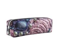 NTVOWPZO Grande trousse à crayons avec motif chevaux au coucher du soleil - Petite pochette à fermeture éclair pour crayons, Portefeuille Pearl, Taille unique, Trousse à crayons