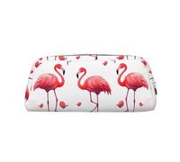 NTVOWPZO Grande trousse à crayons avec motif de flamants roses pour le bureau, petite pochette à fermeture éclair pour crayons, Argent, One Size, Trousse à crayons