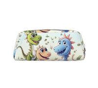 NTVOWPZO Grande trousse à crayons avec motif dinosaures mignons pour le bureau, petite pochette à fermeture éclair pour crayons