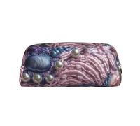 NTVOWPZO Grande trousse à crayons avec perles pour le bureau, petite pochette à fermeture éclair pour crayons