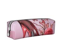 NTVOWPZO Grande trousse à crayons avec pierre d'orchidée, bougies rouges, pour bureau, petite pochette à fermeture éclair pour crayons, Chaussures à talons hauts papillon, Taille unique, Trousse à