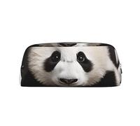 NTVOWPZO Grande trousse à crayons de capacité - Motif animaux noirs et blancs - Pour le bureau - Petite pochette à fermeture éclair pour crayons, Argent, One Size, Trousse à crayons