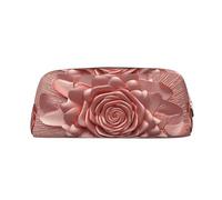 NTVOWPZO Grande trousse à crayons rose doré pour bureau, petite pochette à fermeture éclair pour crayons, Or, One Size, Trousse à crayons