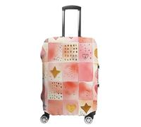 NTVOWPZO Housse de protection pour bagages de voyage en élasthanne lavable avec poignée de fleurs fraîches élastique résistant aux rayures pour bagages de 45,7 à 81,3 cm, Style 1-2, XL