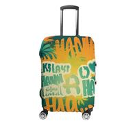 NTVOWPZO Housse de protection pour bagages de voyage en élasthanne lavable avec slogans hawaïens - Élastique et résistant aux rayures - Convient aux bagages de 45,7 à 81,3 cm, Style-3, L