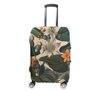 NTVOWPZO Housse de protection pour bagages de voyage en élasthanne lavable - Beau feu d'artifice élastique résistant aux rayures - Convient aux bagages de 45,7 à 81,3 cm, Style-5, S