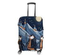 NTVOWPZO Housse de protection pour bagages de voyage en élasthanne lavable - Beau feu d'artifice élastique résistant aux rayures - Convient aux bagages de 45,7 à 81,3 cm, Style-5-1, M