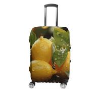 NTVOWPZO Housse de protection pour bagages de voyage en élasthanne lavable - Citron frais - Élastique résistant aux rayures - Convient aux bagages de 45,7 à 81,3 cm, Couleur-5, M
