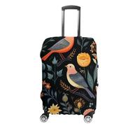 NTVOWPZO Housse de protection pour bagages de voyage en élasthanne lavable en papier froissé élastique résistant aux rayures pour bagages de 45,7 à 81,3 cm, Style-3, L