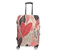 NTVOWPZO Housse de protection pour bagages de voyage en élasthanne, lavable, motif courbé abstrait, élastique, résistant aux rayures, convient aux bagages de 45,7 à 81,3 cm, Style-3, XL