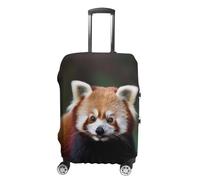 NTVOWPZO Housse de protection pour bagages de voyage en élasthanne lavable motif panda rouge élastique résistant aux rayures pour bagages de 45,7 à 81,3 cm, Style :, XL